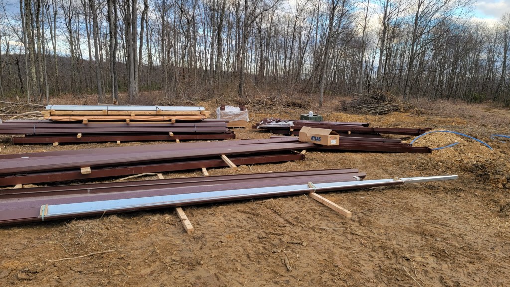 Woodshop arrival and offload